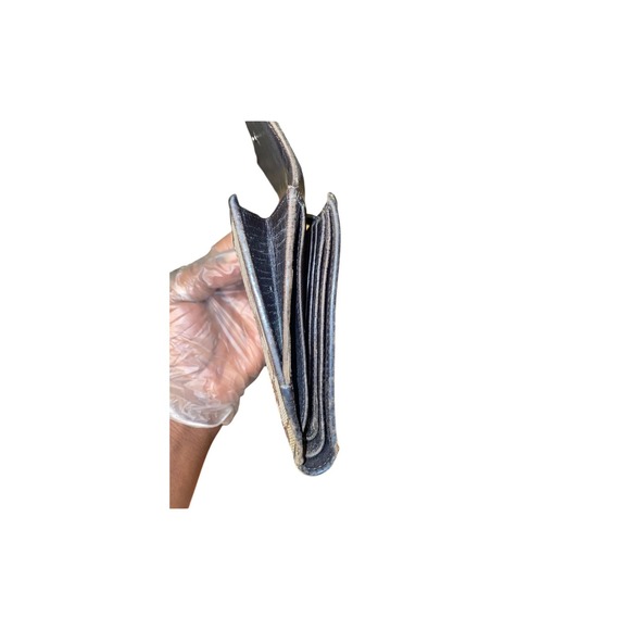 Gucci GG Monogram Wallet Tan Brown Bifold Stripe w/ COA Authentic - Picture 6 of 7